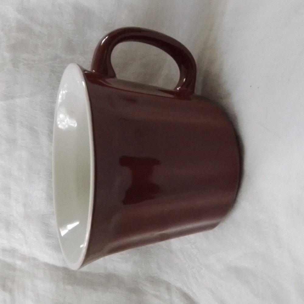 Good Cook 18 oz red stoneware mug